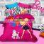 cartoon bed sheet set princess design bedding set barbie bed sheet set