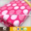 100%Polyester Knee Blankets Dot Printed Fleece Blanket Travel blanket Throws                        
                                                Quality Choice