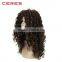 100 real hair wigs kinky curly black women wigs, china factory kinky wigs