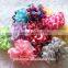 Shabby flower -Chiffon Frayed Flowers DIY Kids supplies Hair Accessories