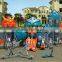 Kids Outdoor Games Robot Slide and Fitness Equipment KQ50064A