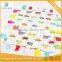 Lovely Traffic Print Mini Rag Blanket Baby Tag Blanket