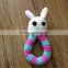 Baby shower gift hand made Rattle baby crochet Baby toys