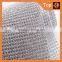 Sliver aluminum mesh with rhinestones