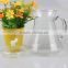 700ml china wholesale factory price jade lid high borosilicate clear promotional glass pitcher