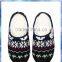 high quality snowman knit indoor warm man slipper