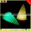 LED rgb decoration lamp/rechargeable wedding night light with remote control
