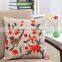 Latest design custom printing cushion cover with hidden zipper
