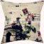 Home Decor 100% polyester custom printed cushion cover