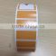 perfume orange color sticker printing label roll manufatcurer