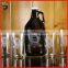 custom etched growler pint glass set