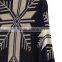 Vogue Korean Geometric Print Open Front Cardigan