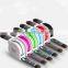 1M mini retractable cable reel Micro USB Data Cable charger Cable For Smart Phone