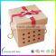 Accept custom different kraft gift box