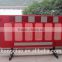 1950mm Red/Yellow/white sound barrier fence