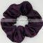 Wholesale fashion silk satin elastic ribbon hair scrunchie