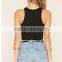 OEM Custom printing top slim fit vest I-shape crop top for women