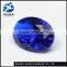 sapphire gemstone bead ! ! ! 112# 7x9mm oval shape synthetic spinel gems