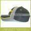 Stitching fabric Baseball cap embroider logo black baseball hat