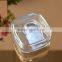 Transparent 5oz square glass reed diffuser bottle