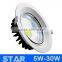 warm white 5w 7w 10w 1 watt recessed led mini downlight