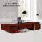 Latest design wooden panel office table for wood office furniture from China