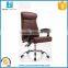 J86-B China Manufacturer Office Computer Armchair High Back Gas Lift PU Leather Ergonomic Office Chair with Armrest