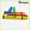 Twistable washable wax crayon in bulk,triangle color wax crayon,custom shaped design triangular crayon