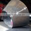 Forged large dimensions carbon steel Q245R conical tank cap end