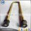 45# Steel Big Size Gonden Super Bright Polishing Axle U-Bolt for Fuso Japanese TruckParts