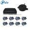 Universal cheap buzzer parking sensor with BiBiBi warning sound and 4/6/8 sensors