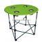 Portable folding Round table for outdoor camping