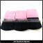 mini black goat hair pink plastic handle blusher makeup brush