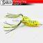SGWF-01 artifical floating soft frog with resin skirt, 65mm/14.5g
