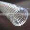 CLEAR WHITE NON-TOXIC STEEL SPIRAL CLEAR PVC DELIVERY HOSE