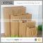 New reusable Gift paper bag with brown twisted handle with customized sizes and designs and colors