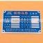 china logo printed adhesive metal tag