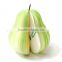 Promotional 3D fruit apple, pear watermelon shaped wholesale note paper fruit memo pad