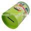 Round money coin saving tin piggy bank