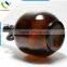 New design 64 oz / 2 L/2000 ml amber beer growler bottle with flip top cap /swing top