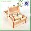 cheap solid wood creative DIY unfinished wooden treasure chest jewelry box with lock