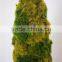 artificial moss flocking stone tower shape craft man made moss tower