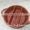 2015 High Quality Chinese Grids Plate Ceramic Meat Plate