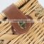 New 4 persons wicker high quality picnic basket