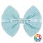 Grosgrain boutique hair bow Seersucker gingham hair bows for girls boutique