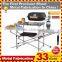 Outdoor Food Prep Area Portable Cooking Kitchen Grill Table Folding Camping Rack