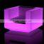 Elegant Modern Abundant colors Fashion LED sofa/chair with rechargeable LED furniture sofa