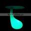 Color Changing LED Glass Bar Table with Solar-powered System for Garden for Sale