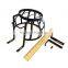 Wholesale easy assembly garden flower shelf hanging pot rack display for flower