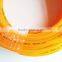 high quality corrosion resistance flexible 3/8"(14mm*9.5mm) yellow PVC hose for chemical industry